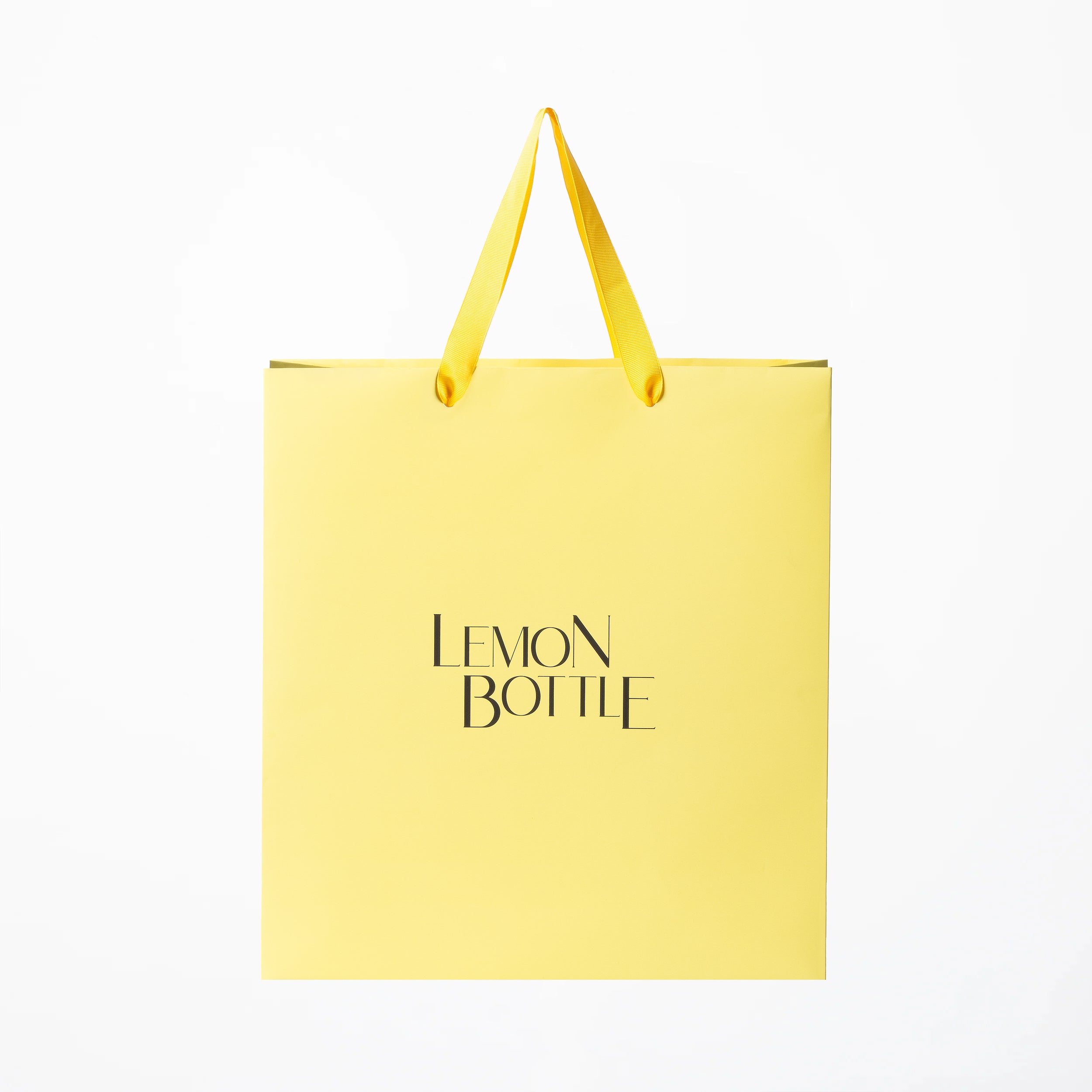 LEMONBOTTLE Yellow Shopping Bag  (Need to Ask)